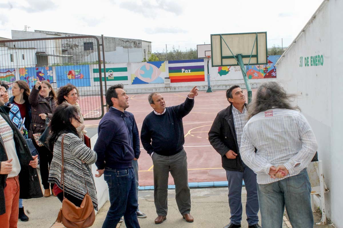 Visita del Delegado Provincial de Educación