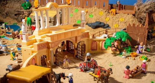 INAUGURACIÓN DEL BEBÉN PLAYMOBIL DE LA HDAD. DEL SANTO ENTIERRO