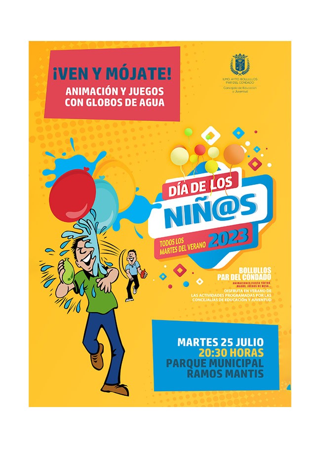 VEN Y MÓJATE EN EL TERCER "DÍA DE LOS NIÑ@S"