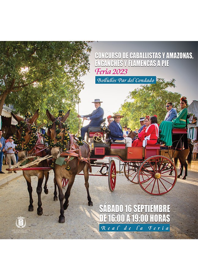 CONCURSO DE CABALLISTAS Y AMAZONAS, ENGANCHES Y FLAMENCAS A PIE
