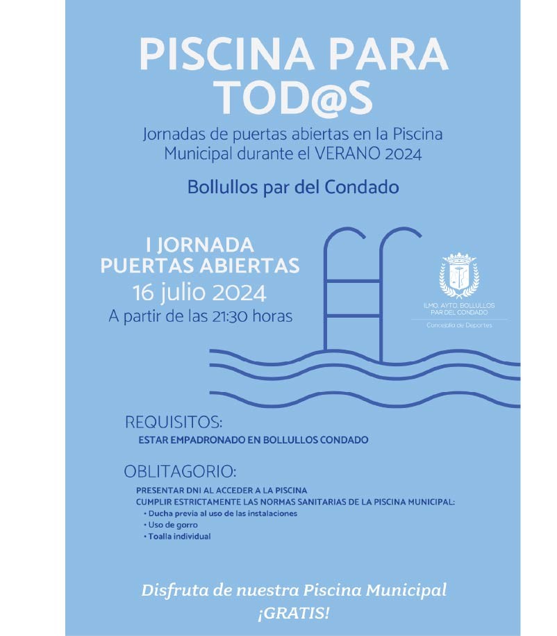 I JORNADA PISCINA PARA TOD@S VERANO 2024