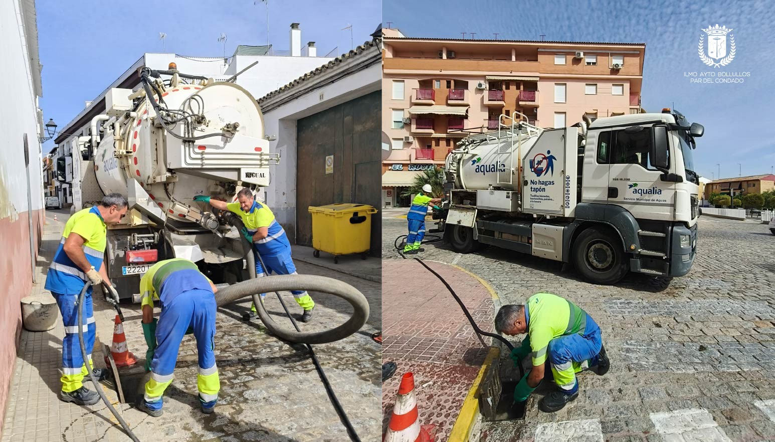 TRABAJOS DE LIMPIEZA DE IMBORNALES Y REDES DE SANEAMIENTO