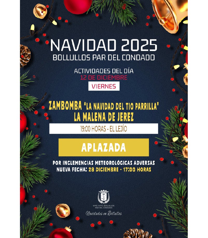 ZAMBOMBA “LA NAVIDAD DEL TÍO PARRILLA” - APLAZADA
