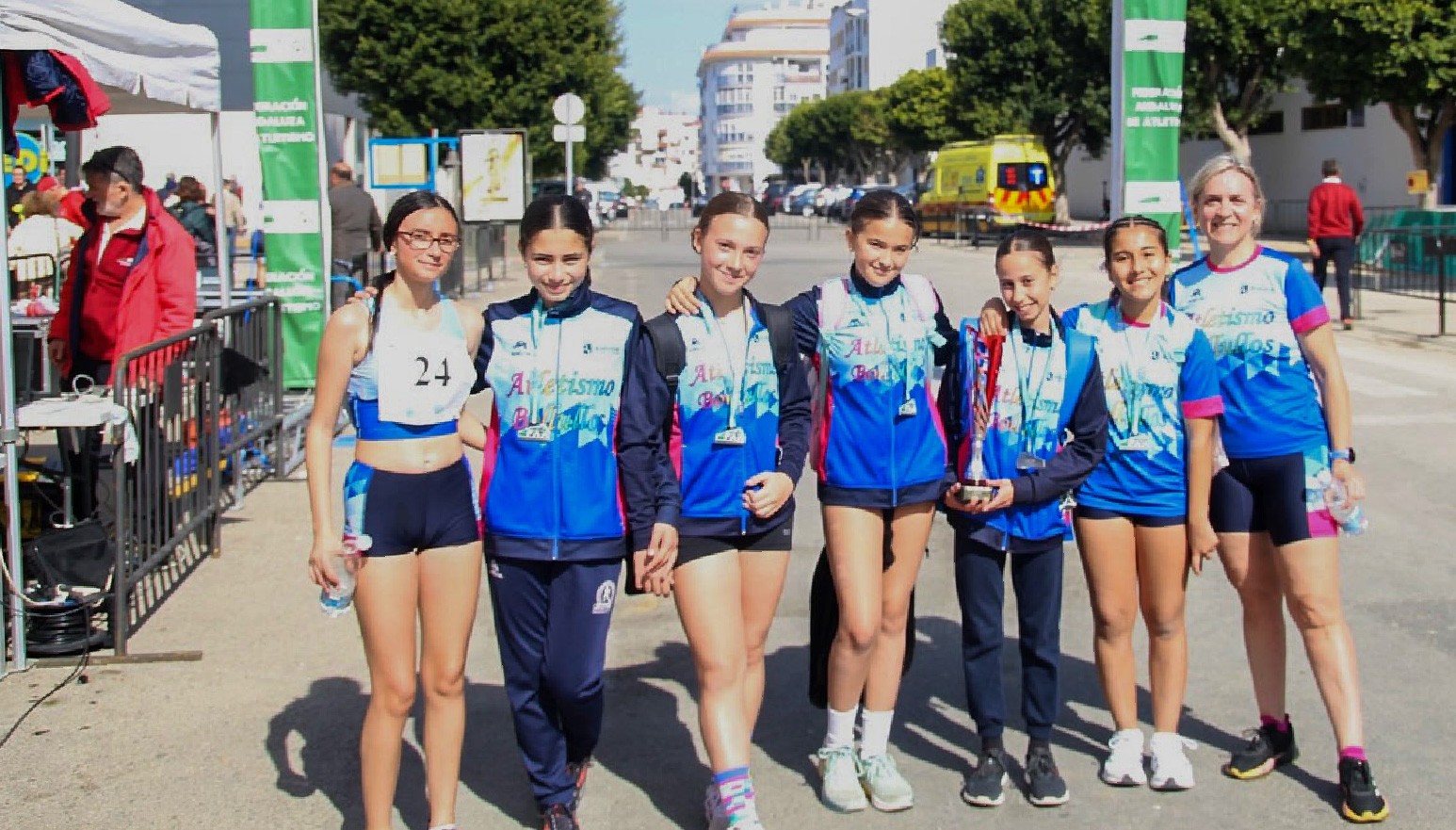ORO Y PLATA PARA NUESTROS DEPORTISTAS BOLLULLEROS EN EL CAMPEONATO ANDALUZ DE MARCHA