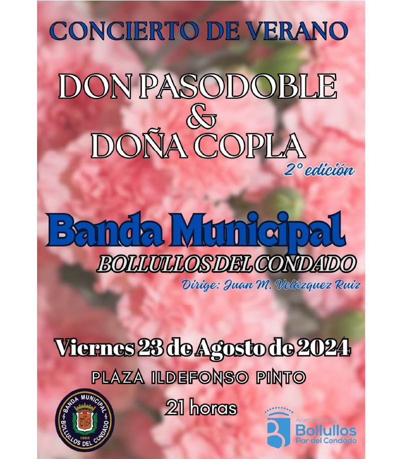 CONCIERTO DE LA BANDA MUNICIPAL DE MÚSICA - VERANO 2024