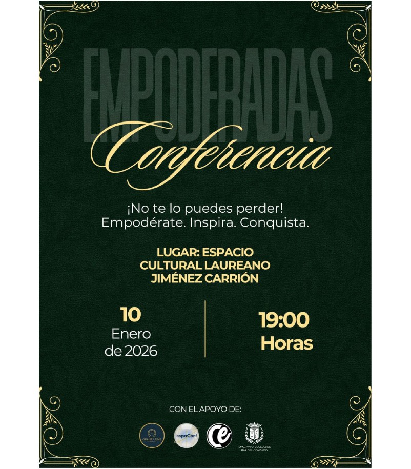 CONFERENCIA “EMPODERADAS”, BASADA EN EL LIBRO DE LA AUTORA ROSE LIMMA