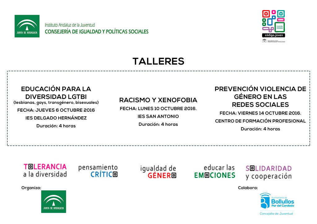 PROGRAMA CÓDIGO JOVEN 2016