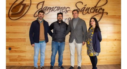 EL ALCALDE VISITA LAS NUEVAS INSTALACIONES DE JAMONES SÁNCHEZ