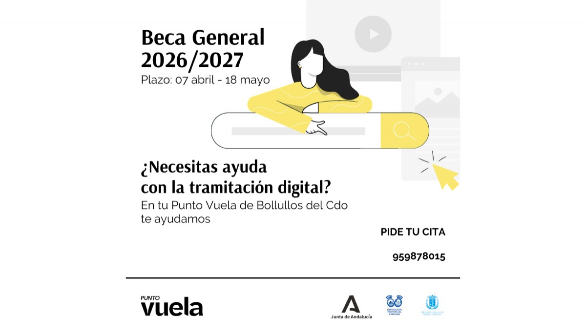 AYUDA PARA LA TRAMITACIÓN DE LA BECA MEC 2026/2027 DESDE EL PUNTO VUELA