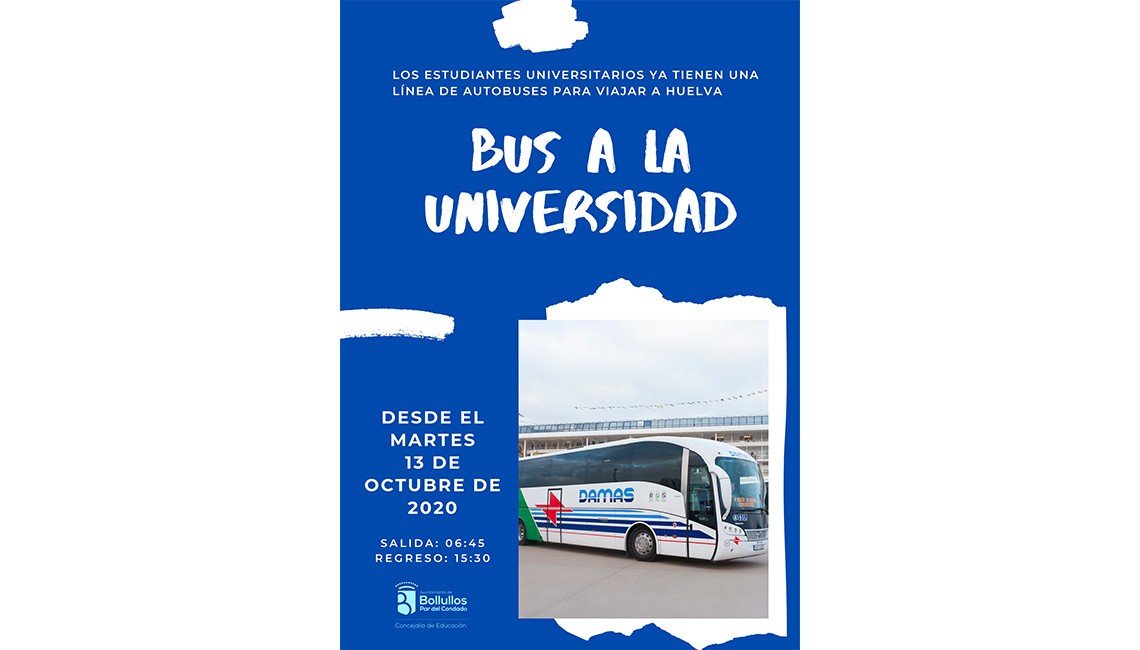 LOS ESTUDIANTES UNIVERSITARIOS YA TIENEN UNA LÍNEA DE AUTOBUSES PARA VIAJAR A HUELVA