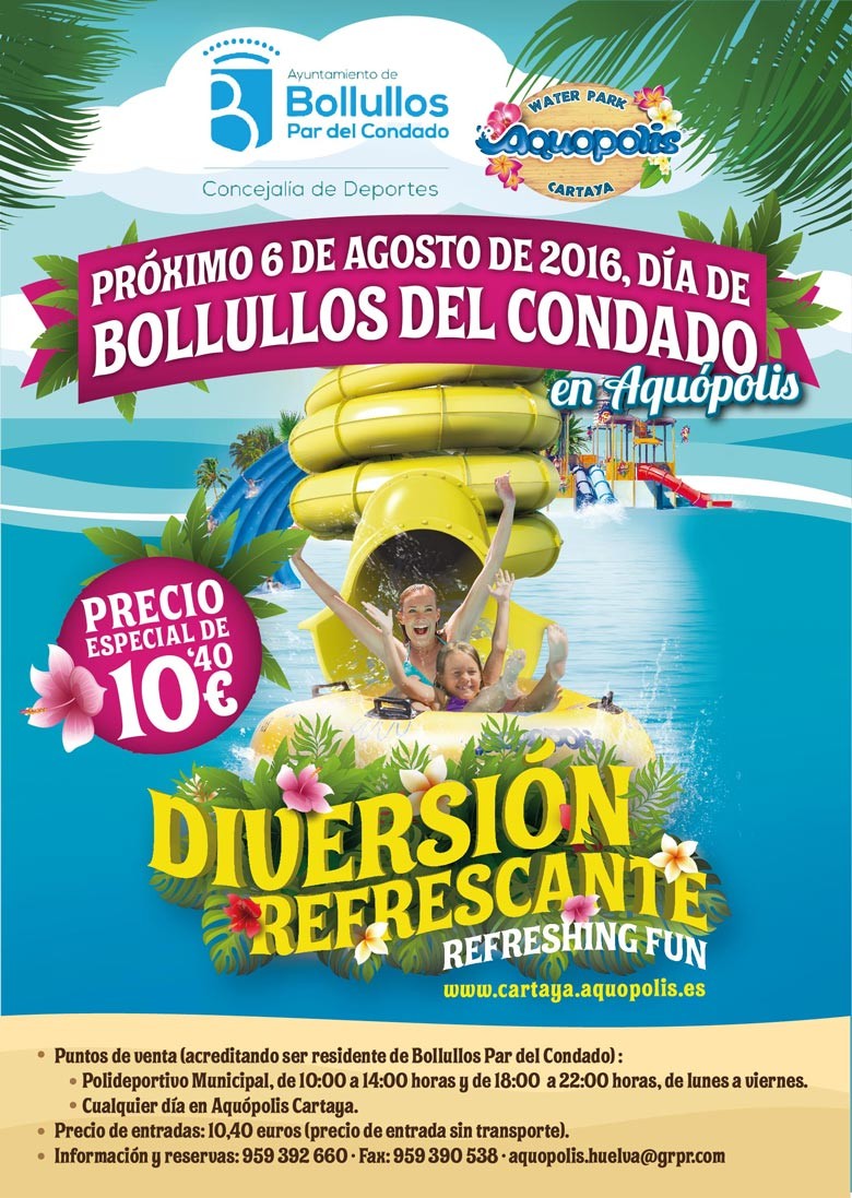 Día de Bollullos en el Aquópolis de Cartaya