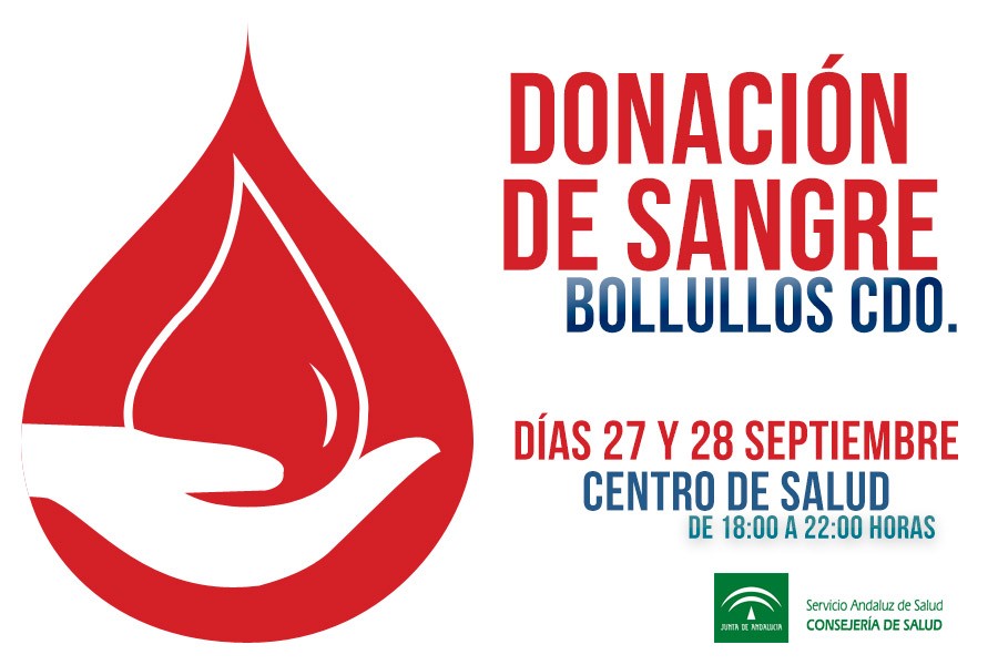 Nuevas fechas para DONACIÓN DE SANGRE EN BOLLULLOS