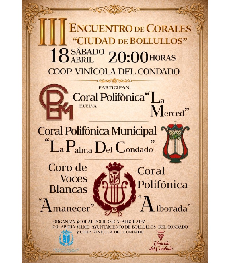 III ENCUENTRO DE CORALES “CIUDAD DE BOLLULLOS”