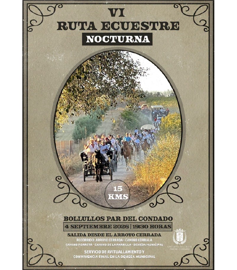 VI RUTA ECUESTRE NOCTURNA