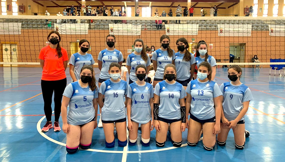 EL EQUIPO FEMENINO DE VOLEIBOL QUEDA SUBCAMPEÓN INFANTIL DE LA LIGA PROVINCIAL