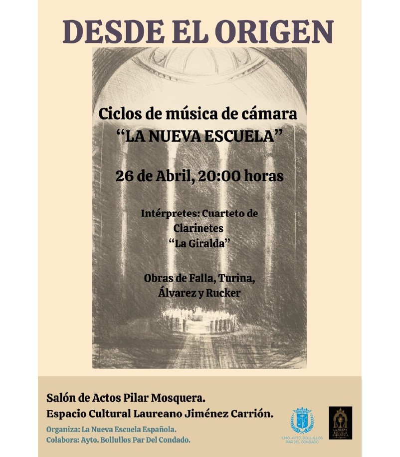 “DESDE EL ORIGEN”: NUEVA CITA CON LA MÚSICA DE CÁMARA