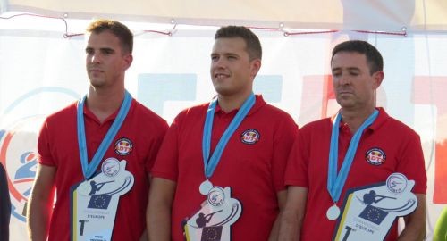 EL TIRADOR MATÍAS GONZÁLEZ CAMPEÓN DE EUROPA CON LA SELECCIÓN ESPAÑOLA Y SUBCAMPEÓN INDIVIDUAL