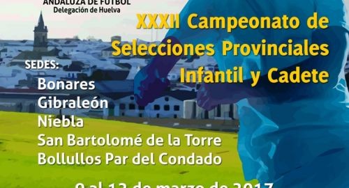 BOLLULLOS ACOGE ESTE DOMINGO LAS FINALES DEL XXXII CAMPEONATO ANDALUZ DE SELECCIONES PROVINCIALES