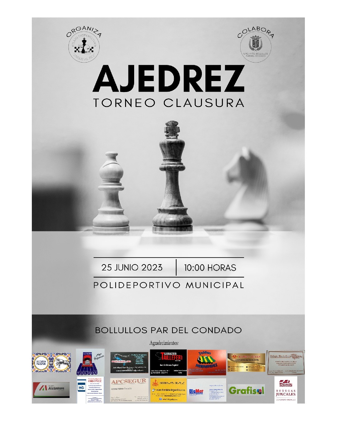 JAQUE AL REY ORGANIZA EL TORNEO CLAUSURA DE AJEDREZ