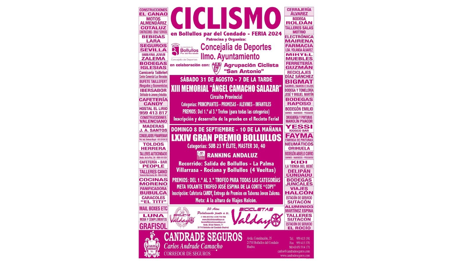 CICLISMO PRE-FERIA DE BOLLULLOS 2024