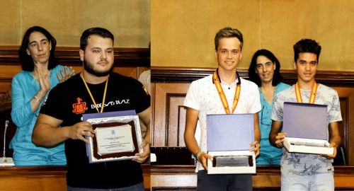RECONOCIMIENTO PLENARIO A LOS 3 CAMPEONES DE ESPAÑA