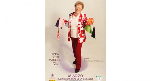 PEPA SOTO VALLEJO PONE ROSTRO AL CARTEL DEL 8 DE MARZO DE 2026 - ACTIVIDADES
