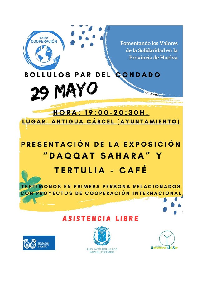 PRESENTACIÓN DE LA EXPOSICIÓN "DAQQAT SAHARA" Y TERTULIA-CAFÉ