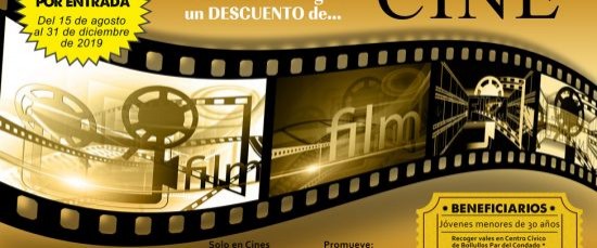 JUVENTUD Y CULTURA GESTIONA UN DESCUENTO DE 2 EUROS PARA IR AL CINE