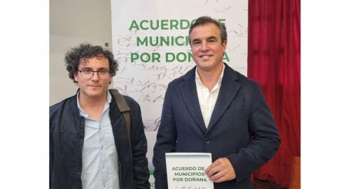 BOLLULLOS FIRMA EL ACUERDO DE REPARTO DE FONDOS CON LOS MUNICIPIOS DEL ENTORNO DE DOÑANA