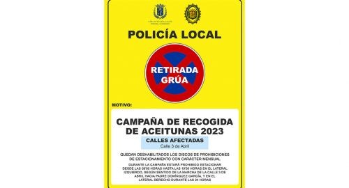 PROHIBICIONES CON MOTIVO DE LA CAMPAÑA DE ACEITUNAS 2023