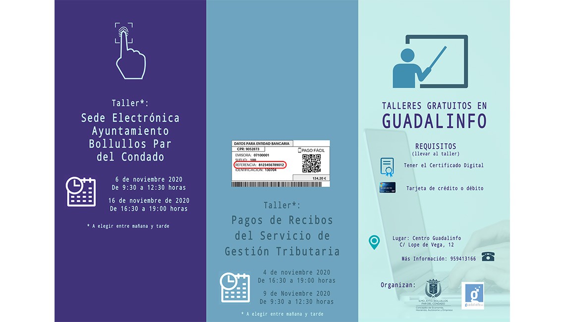 TALLERES GRATUITOS EN GUADALINFO