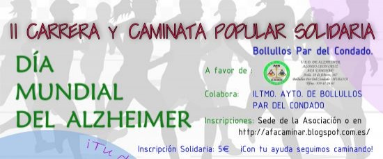II CARRERA POPULAR SOLIDARIA A FAVOR DEL ALZHEIMER