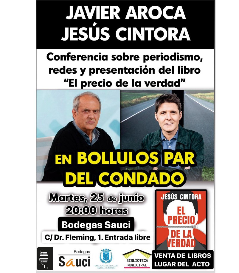 PRESENTACIÓN DEL LIBRO “EL PRECIO DE LA VERDAD” EN BOLLULLOS