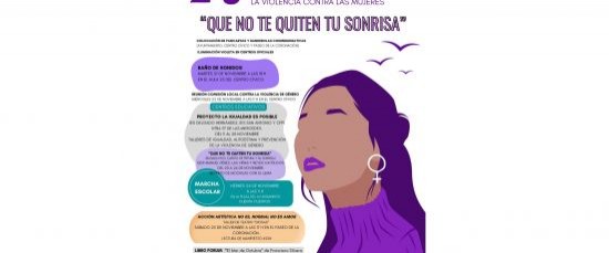 25 DE NOVIEMBRE: QUE NO TE QUITEN TU SONRISA