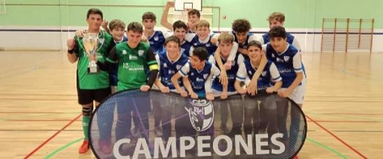 BOLLULLOS FUTSAL CADETE SE PROCLAMA CAMPEÓN DE LA COPA HUELVA