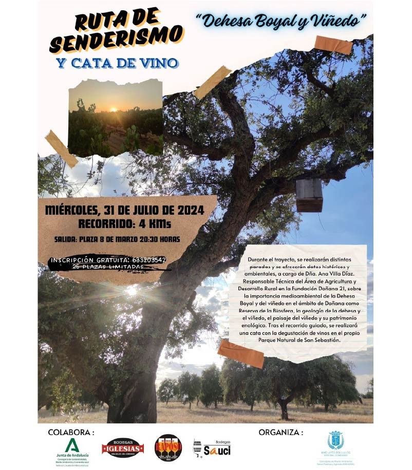 RUTA DE SENDERISMO Y CATA DE VINO: “DEHESA BOYAL Y VIÑEDO”