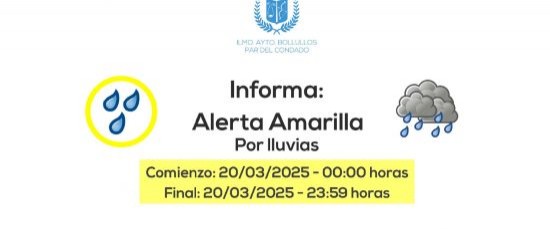 NUESTRO PLAN DE EMERGENCIAS SIGUE ACTIVO - ALERTA AMARILLA EN EL CONDADO PARA EL 20 DE MARZO DE 2025