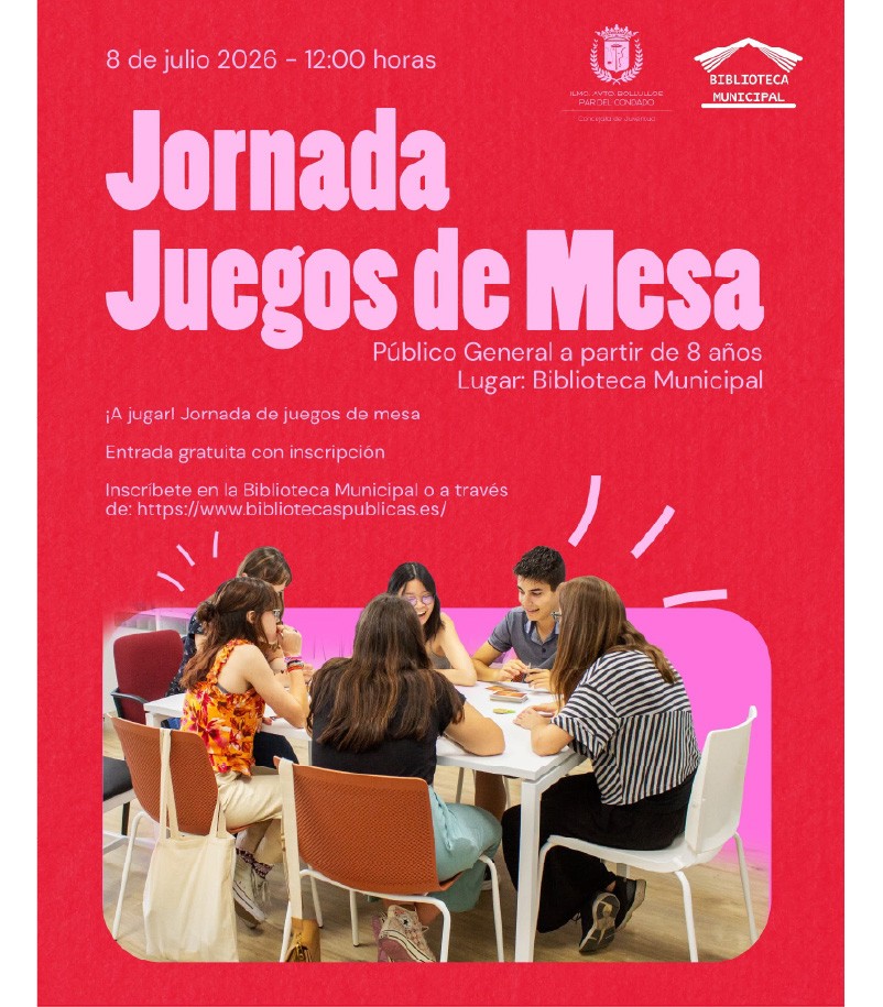 JORNADA DE JUEGOS DE MESA EN LA BIBLIOTECA MUNICIPAL