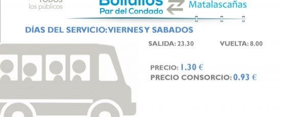 AUTOBUSES A MATALASCAÑAS LOS FINES DE SEMANA