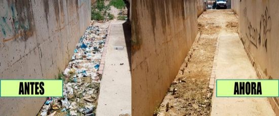 LIMPIEZA EN CALLES Y ZONAS DEL MUNICIPIO DE BOLLULLOS