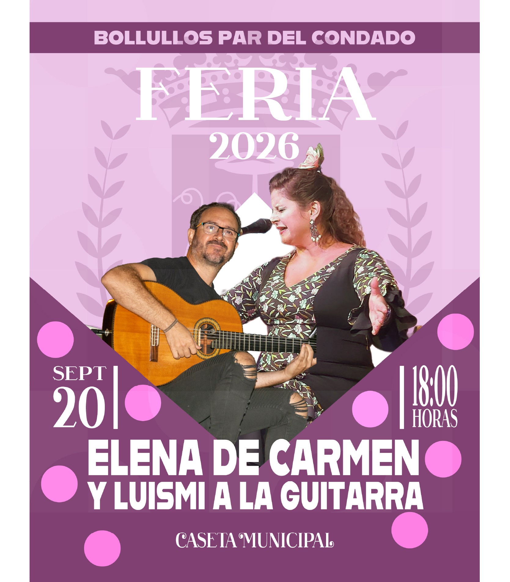 CONCIERTO ELENA DE CARMEN Y LUISMI A LA GUITARRA - FERIA 2026