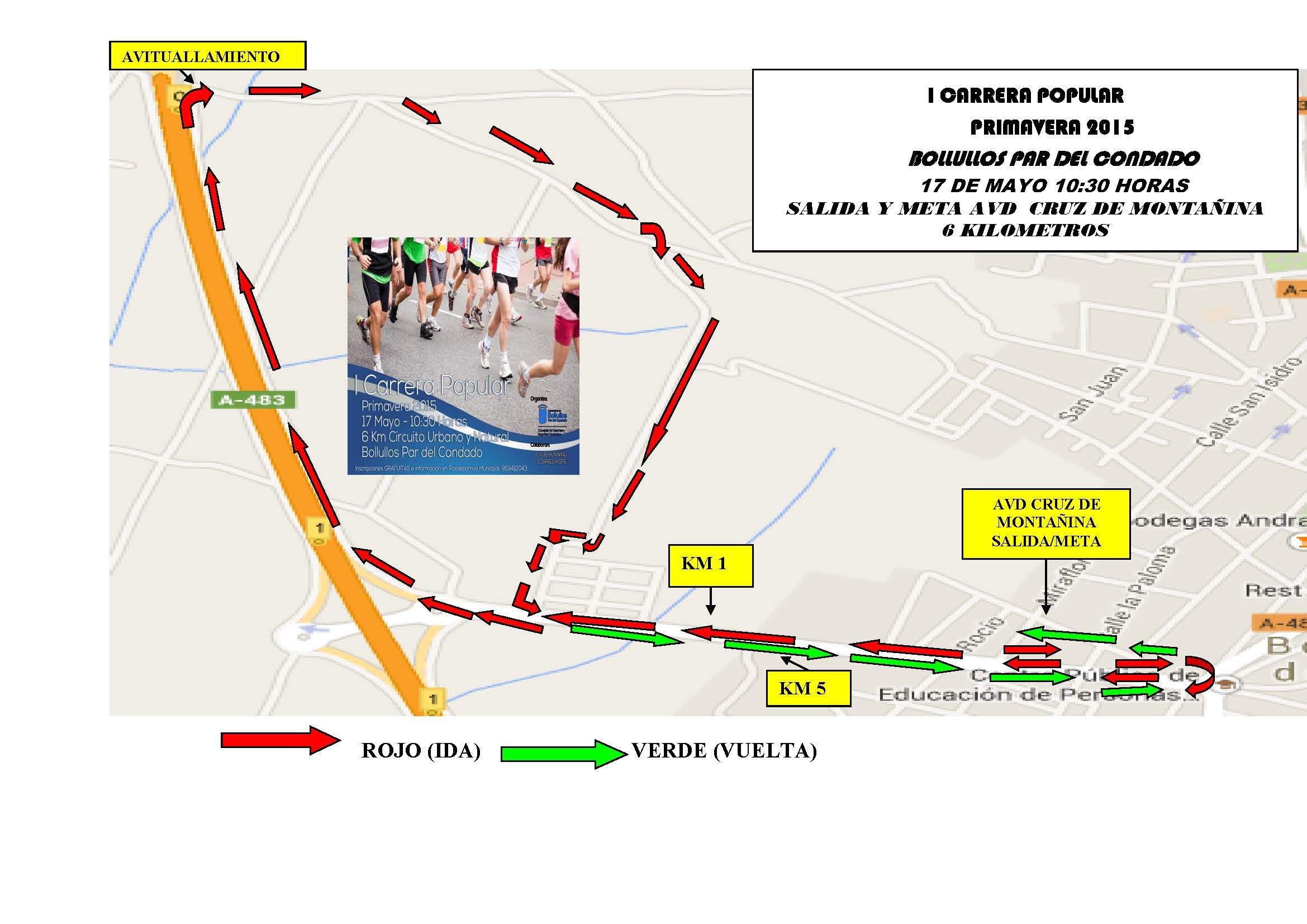 BOLLULLOS CONVOCA LA PRIMERA CARRERA POPULAR PRIMAVERA 2015