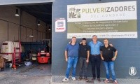EL ALCALDE VISITA LAS NUEVAS INSTALACIONES DE PULVERIZADORES DEL CONDADO