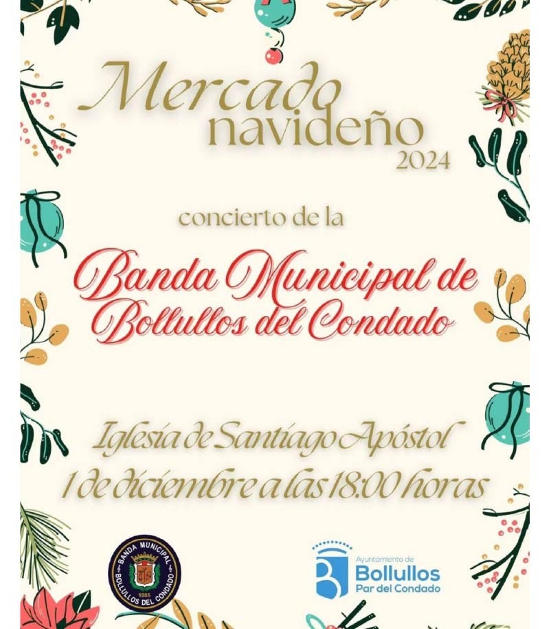 CONCIERTO BANDA MUNICIPAL DE MÚSICA - MERCADILLO 2024