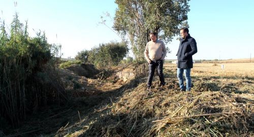 LAS OBRAS DE LIMPIEZA DEL ARROYO CERRADA MARCHAN A BUEN RITMO