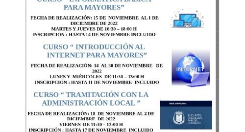 CURSOS PARA EL MES DE NOVIEMBRE EN GUADALINFO