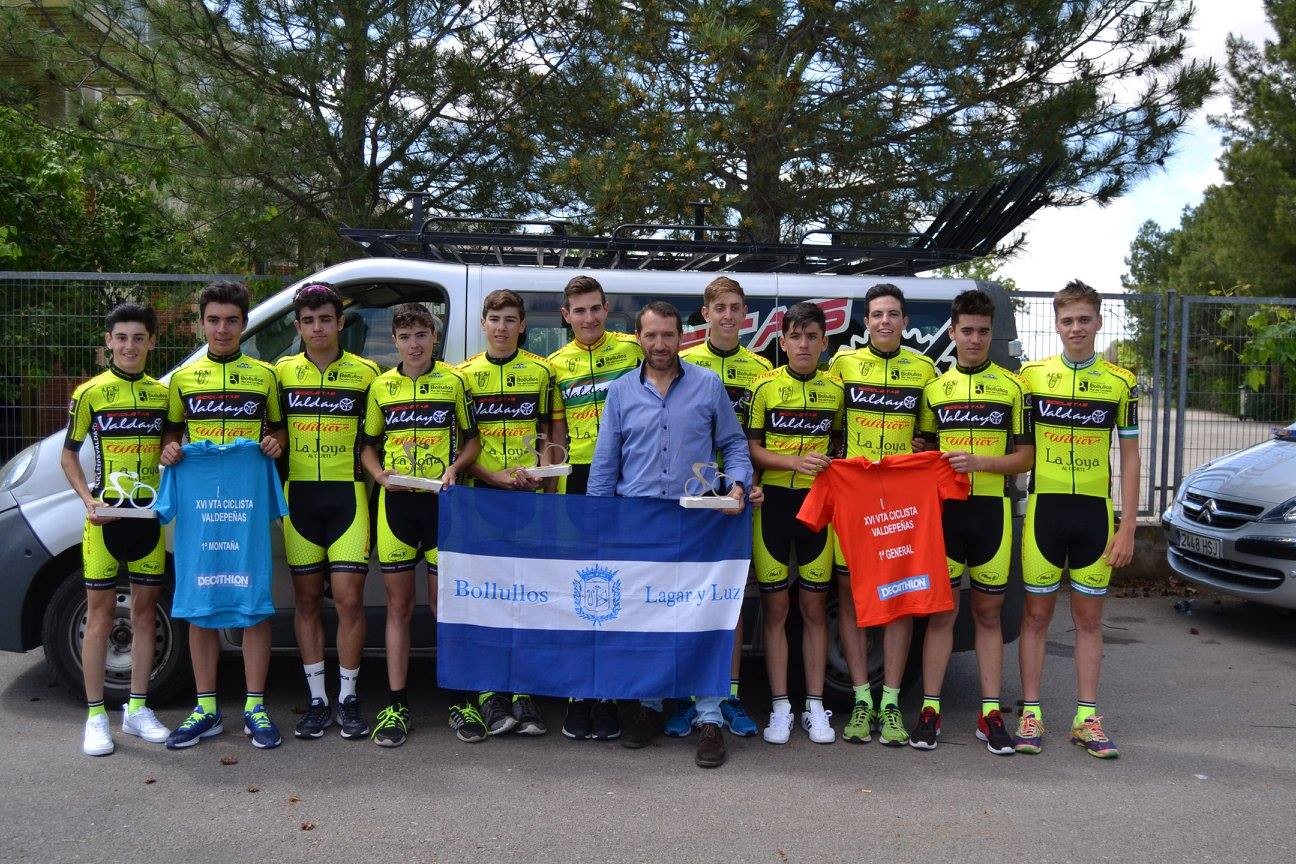 BICICLETAS VALDAYO-LA JOYA AL CORTE AC SAN ANTONIO ARRASA EN LA XVI VUELTA A VALDEPEÑAS