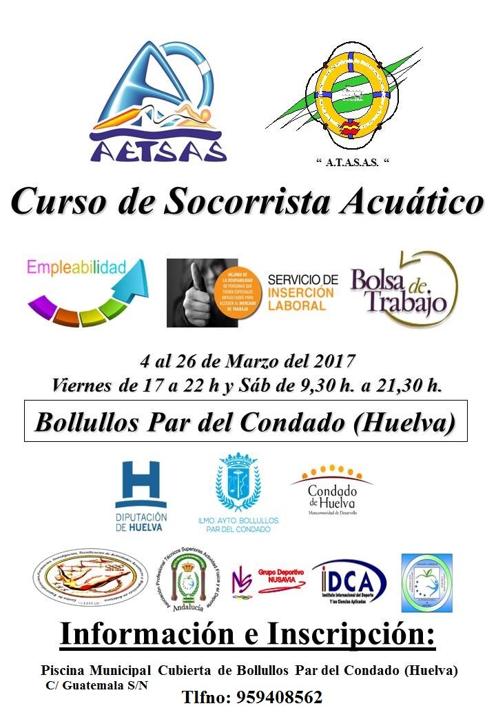 Nuevo curso de socorrista acuático