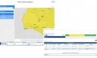 AVISO AMARILLO POR LLUVIAS Y TORMENTAS PARA EL SÁBADO 9 DE MAYO DE 2026
